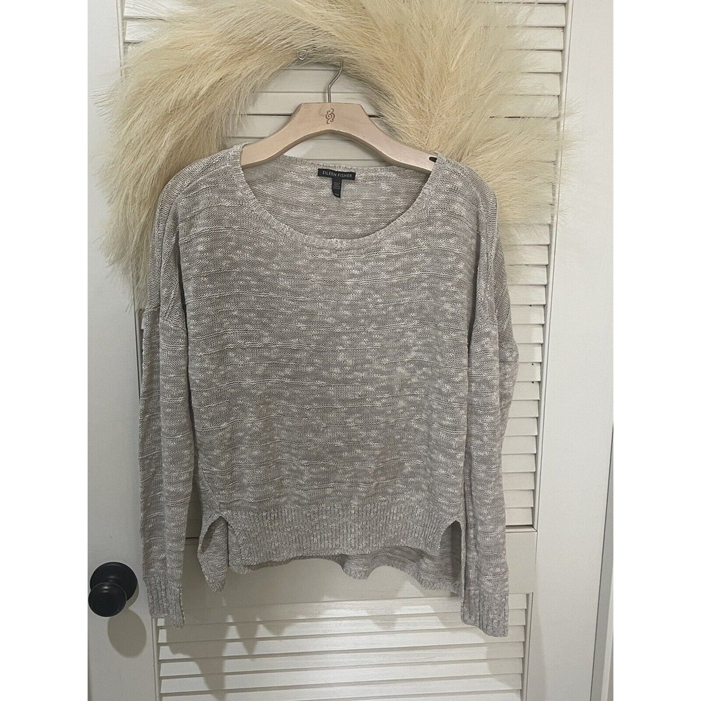 Eileen Fisher Scoop Neck Boxy Sweater